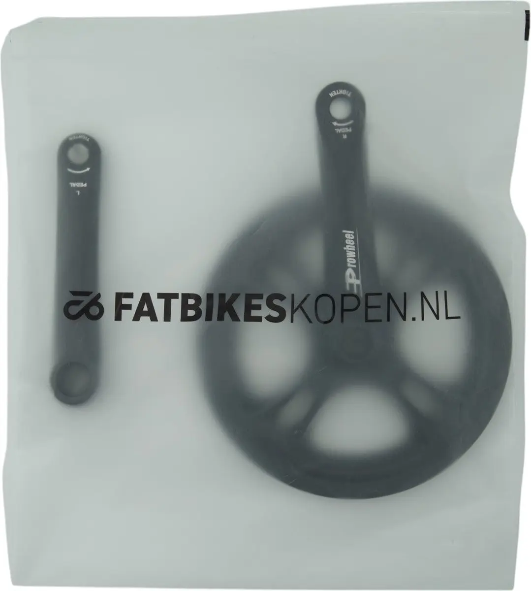 OUXI W Elektrische Crankset - Single Speed - Zwart