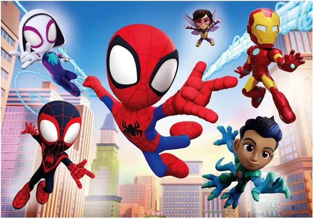 Clementoni Spidey en Zijn Geweldige Vrienden Puzzel 120 Stuks