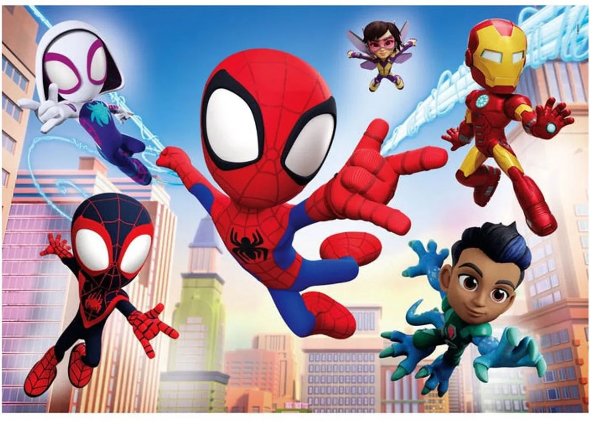 Clementoni Spidey en Zijn Geweldige Vrienden Puzzel 120 Stuks