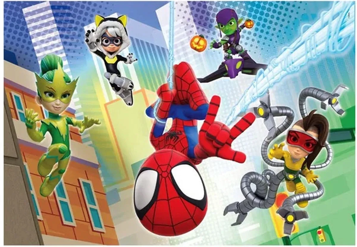 Clementoni Spidey en Zijn Geweldige Vrienden Puzzel 120 Stuks - afbeelding 6 van 6