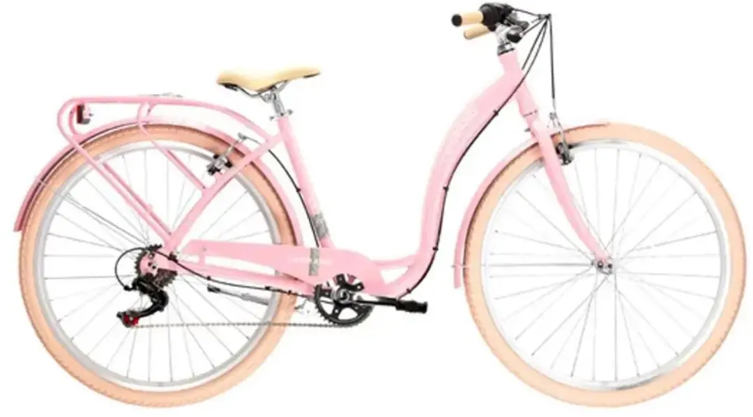 Legrand Lille 2 D Fiets - 48cm - Roze/Grijs