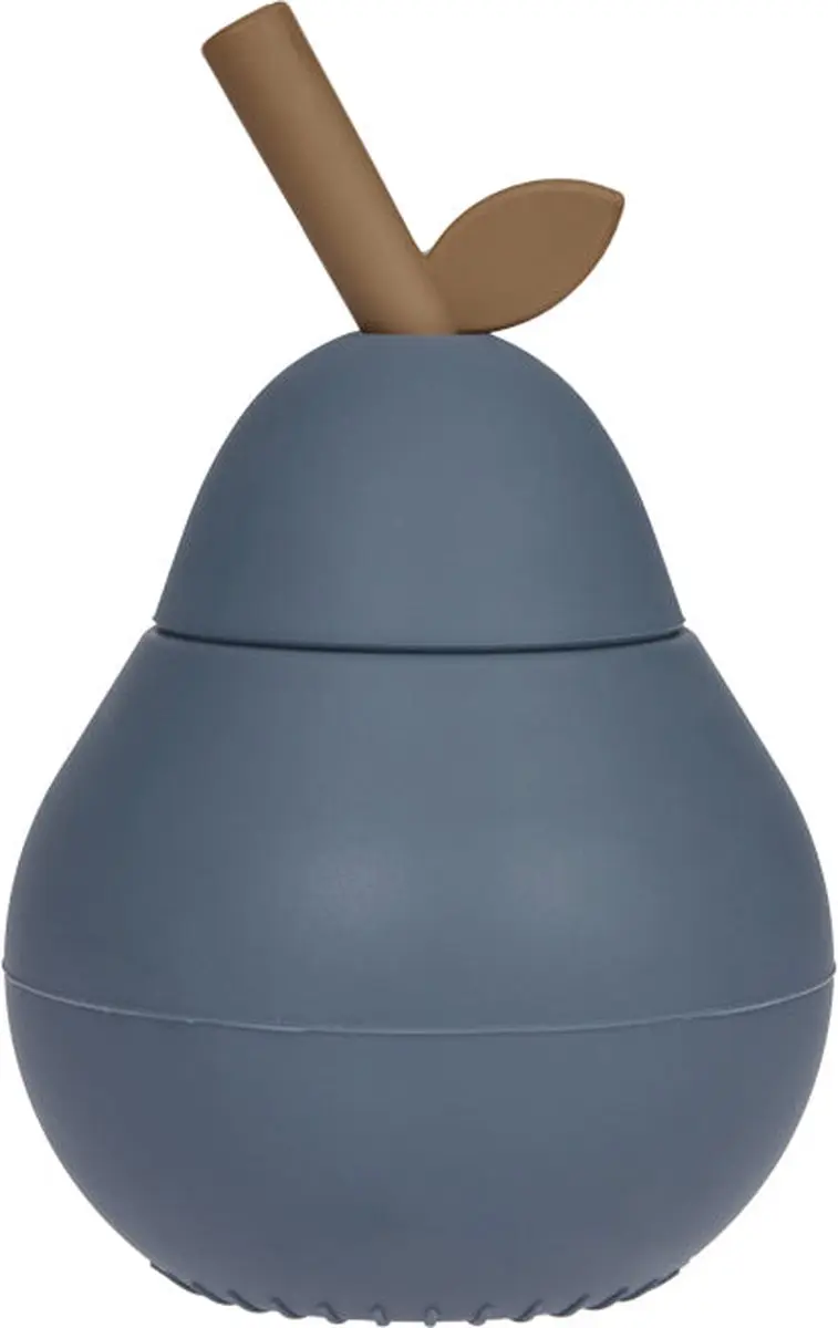 OYOY Pear Drinkfles met rietje
