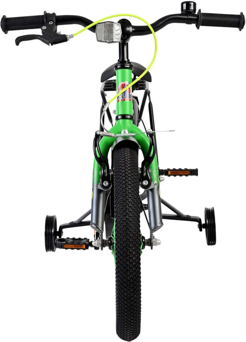Volare Thombike Kinderfiets 16" - 1 Versnelling - Groen/Grijs