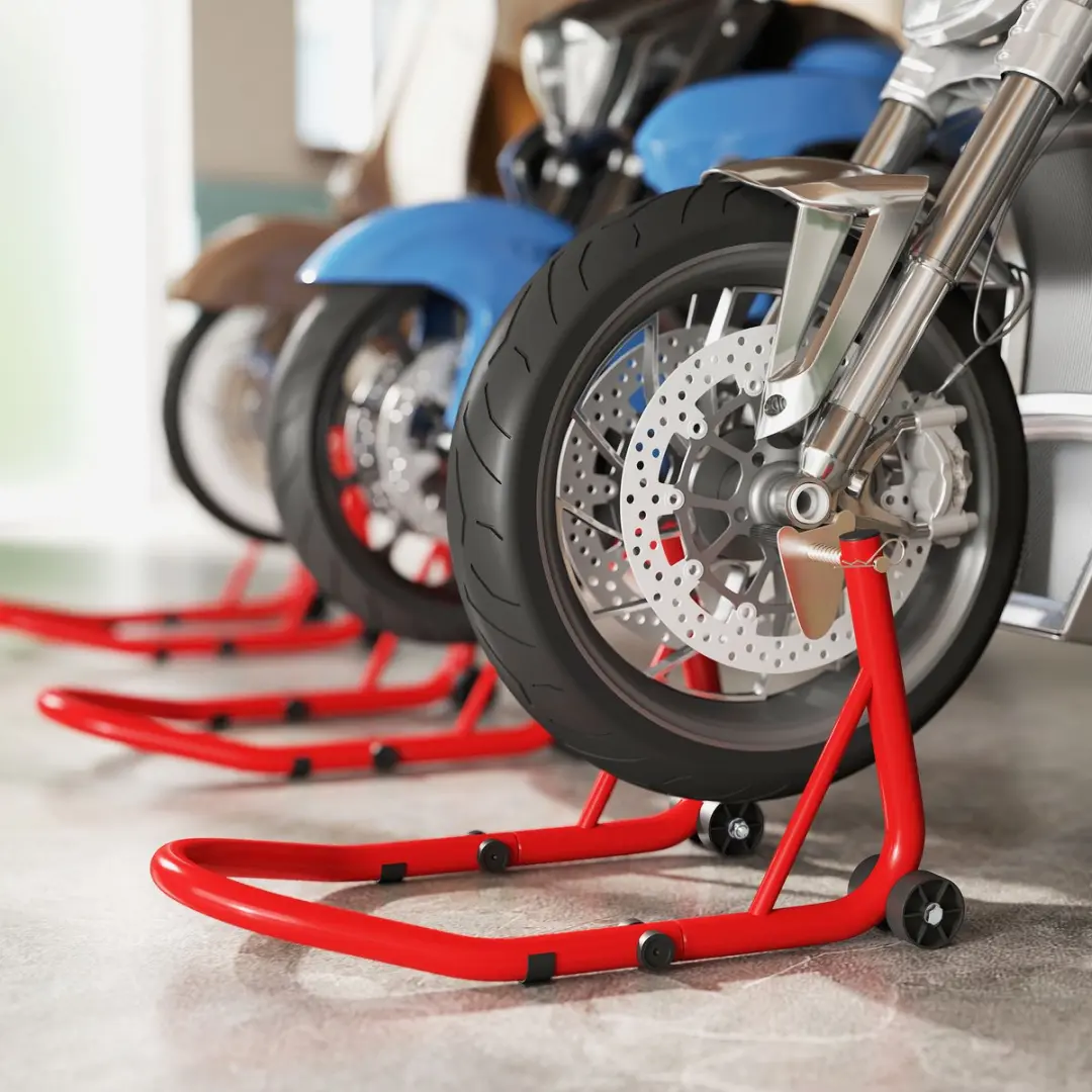 Homcom Motorstand - 544 kg - 35x38x64cm Rood