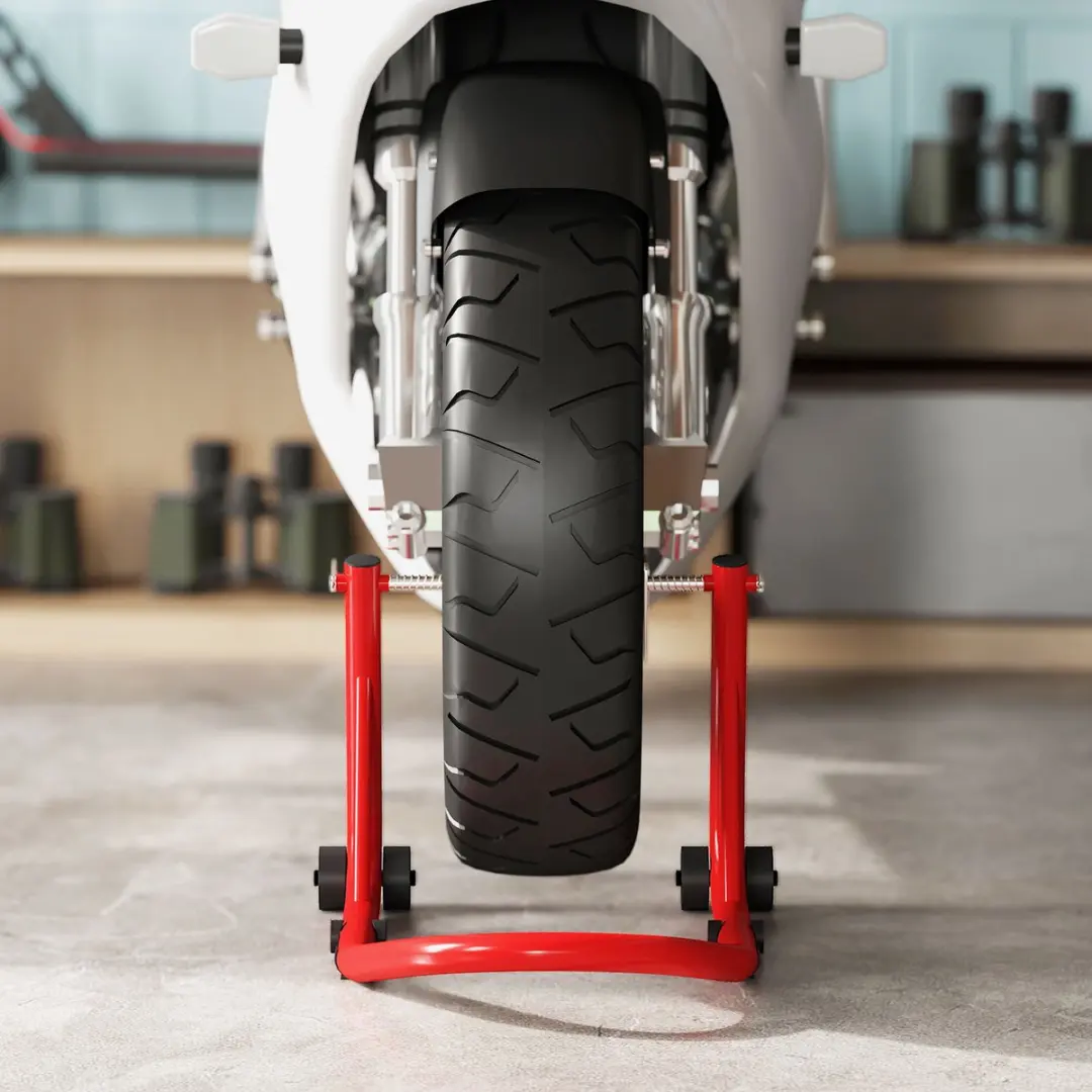 Homcom Motorstand - 544 kg - 35x38x64cm Rood