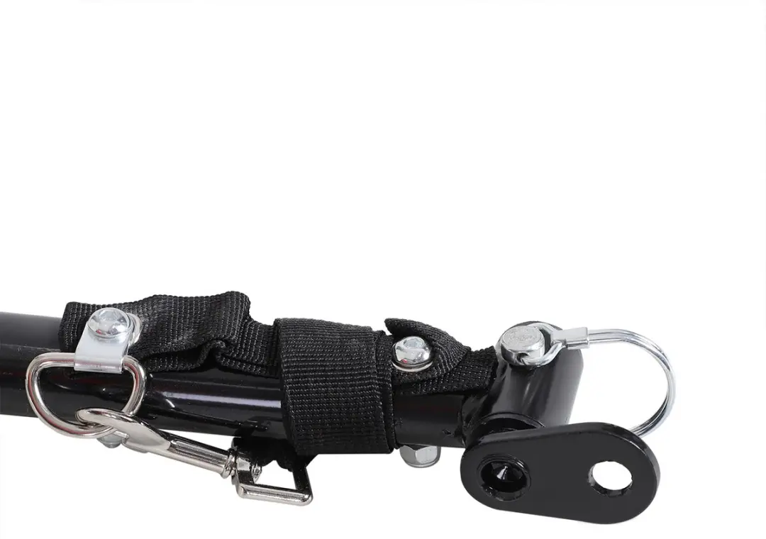 Homcom Transportfietsaanhanger inklapbaar - Zwart-rood - afbeelding 6 van 6