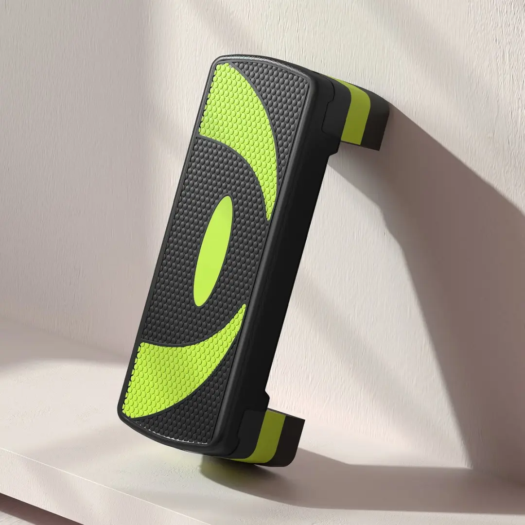 Homcom Aerobic Stepper - 80x31x20cm - Groen/Zwart - afbeelding 3 van 6