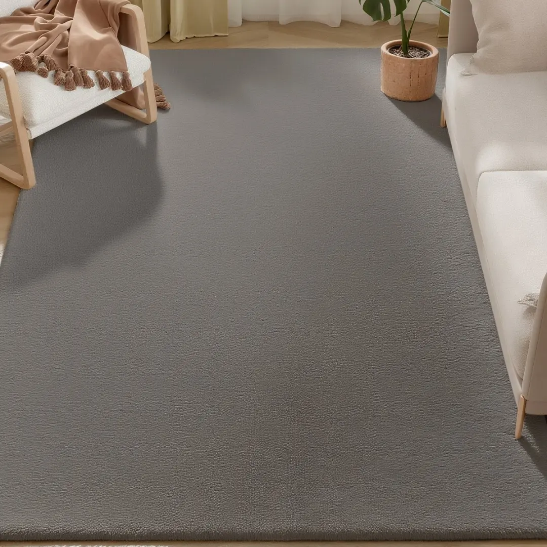 Homcom Tapijt 200x140cm Lichtgrijs