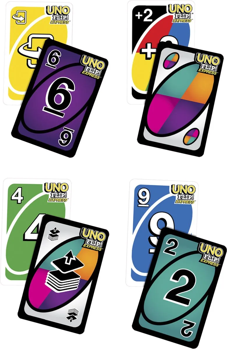 Mattel UNO Flip Kaartspel - Dubbelzijdig - 2-4 Spelers