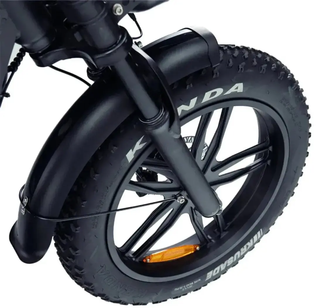 OUXI V8 Pro Fatbike 20 Inch - 250W - 720Wh - Zwart