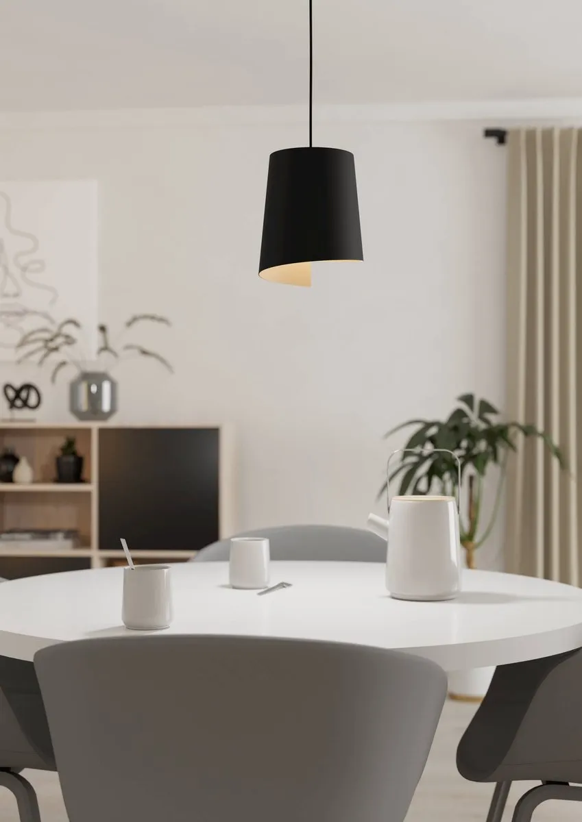 Eglo Bolivia Hanglamp E27 - 18cm - Zwart