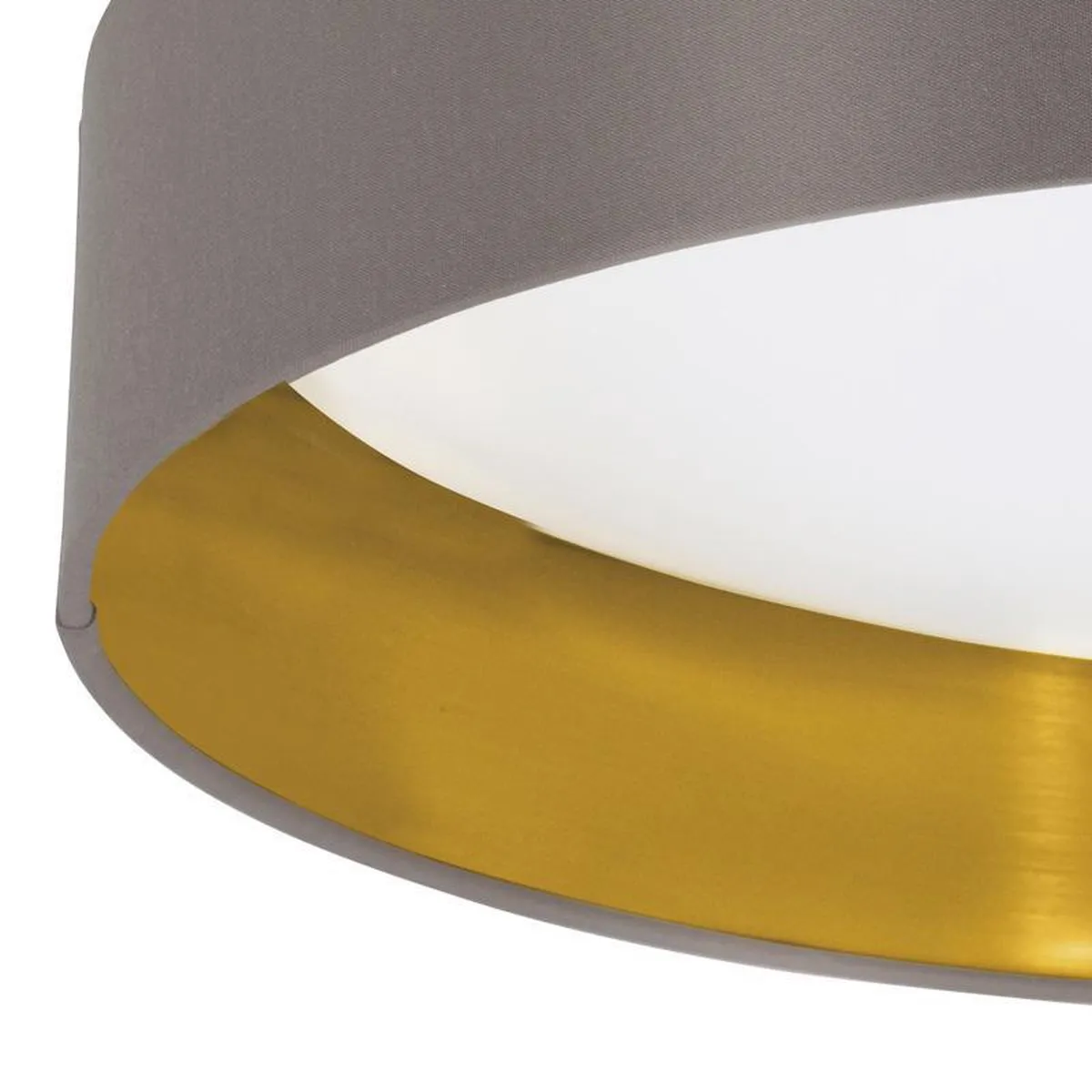 Eglo Maserlo LED Plafondlamp Ø405cm - Wit/Goud - afbeelding 3 van 4