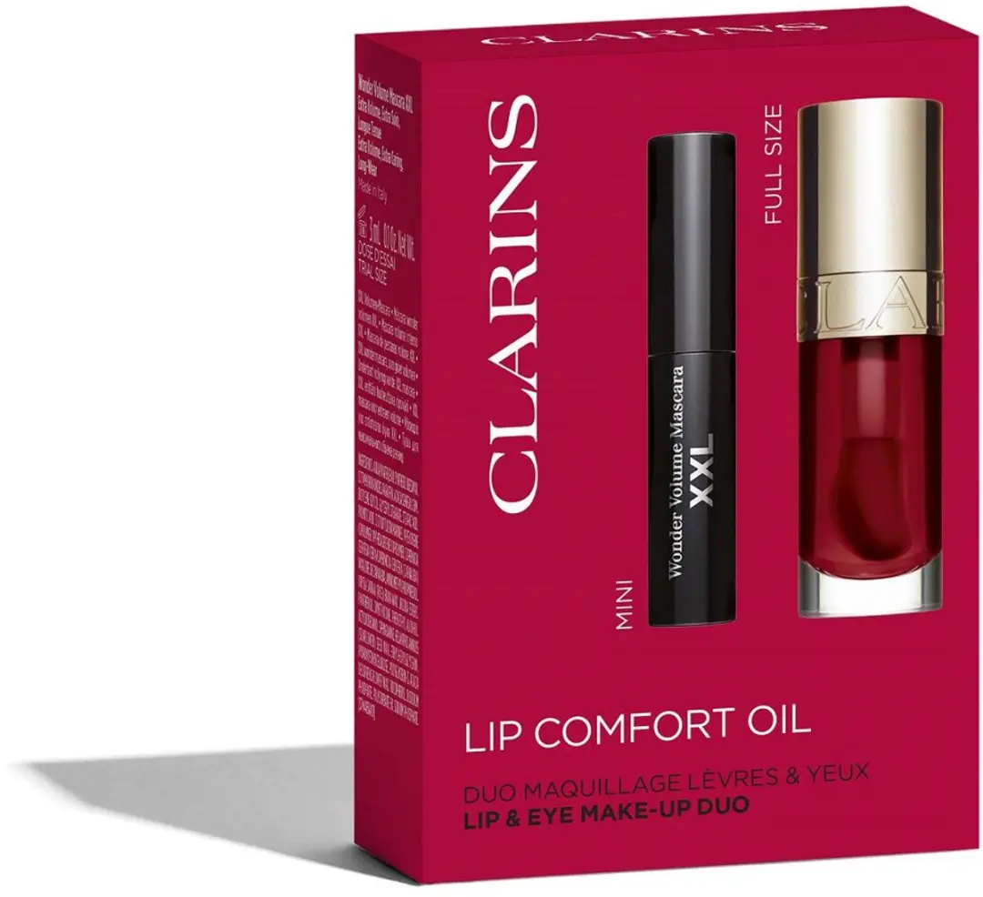Clarins Lip Comfort Oil Set - Lippenbalsem & Mascara