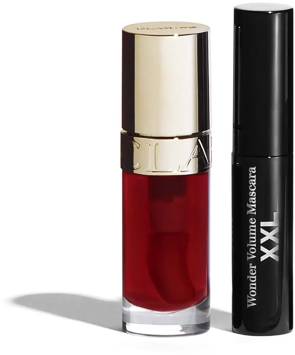 Clarins Lip Comfort Oil Set - Lippenbalsem & Mascara