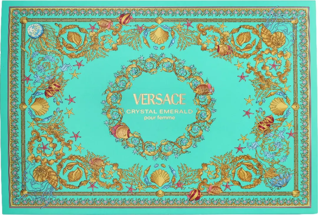 Versace Crystal Emerald Geurenset 295ml - 4 Stuks - afbeelding 2 van 2
