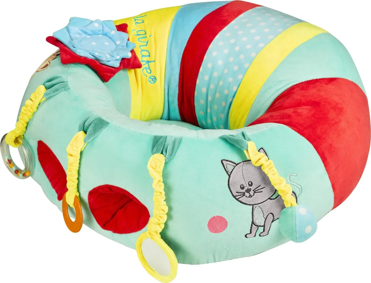 Sophie de Giraf Baby Seat & Play - 5 Speelelementen - Groen/Geel/Wit