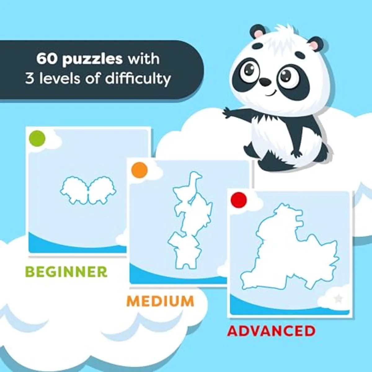 Haba Logic! Games Bao's Wolkenland - Denkspel - 2-6 Spelers - Multicolor