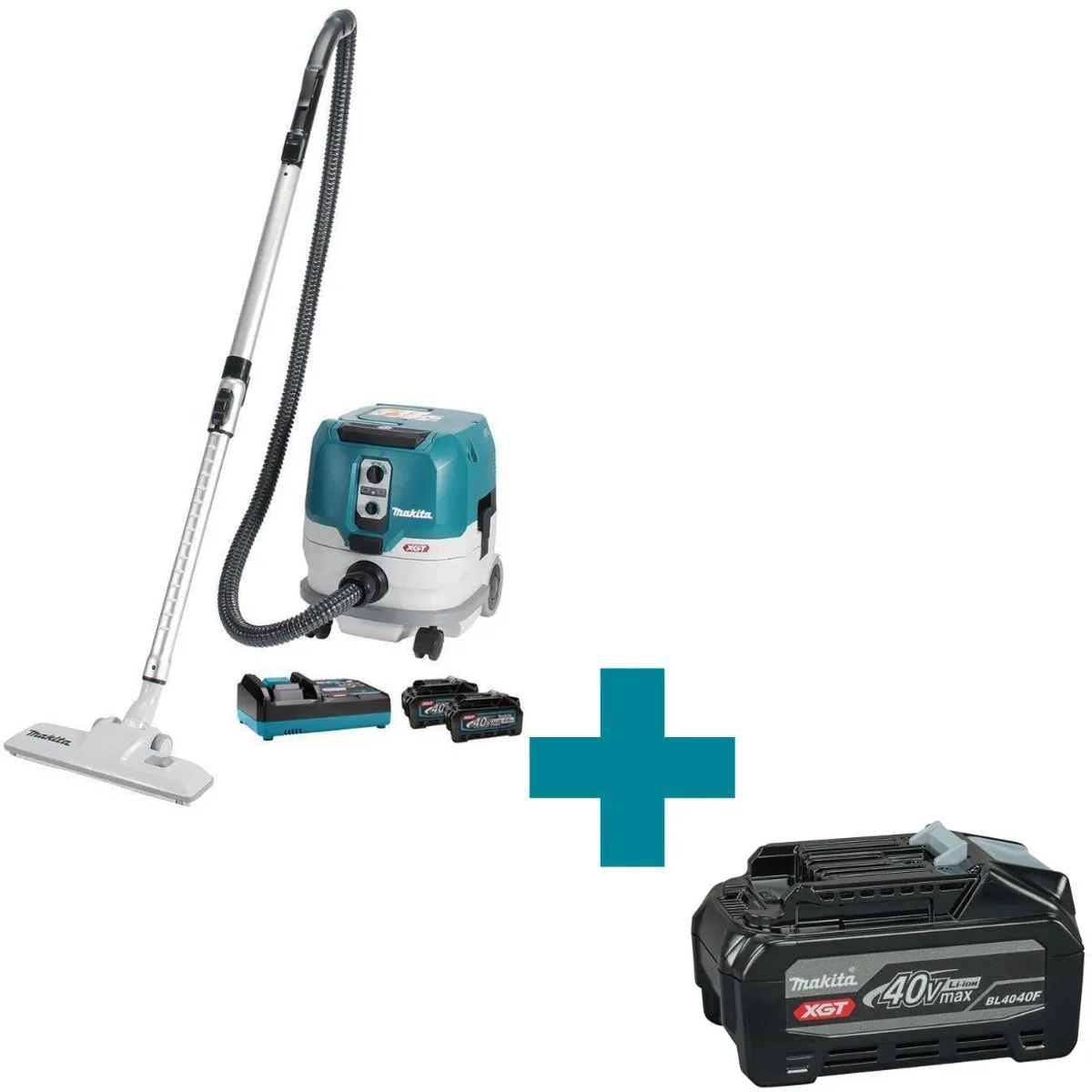 Makita VC005GLL201X XGT Accu Stofzuiger 40V