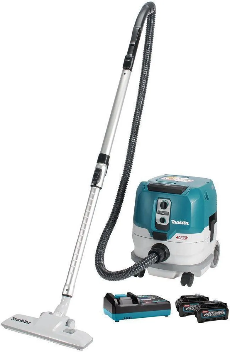 Makita VC005GLL201X XGT Accu Stofzuiger 40V - 8.0Ah - 2x Accu