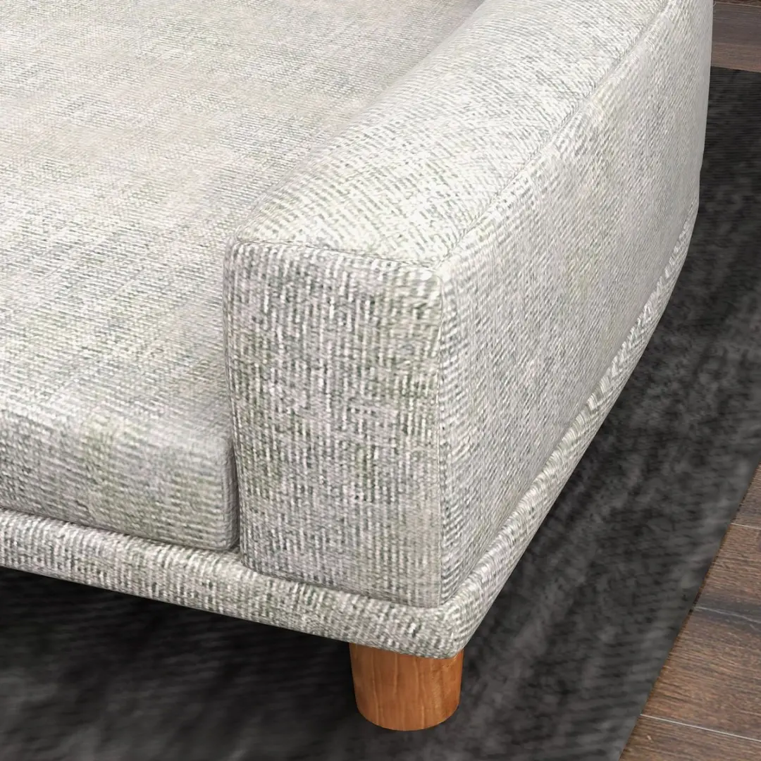 Pawhut Hondenbank 98x67x25cm - Grijs