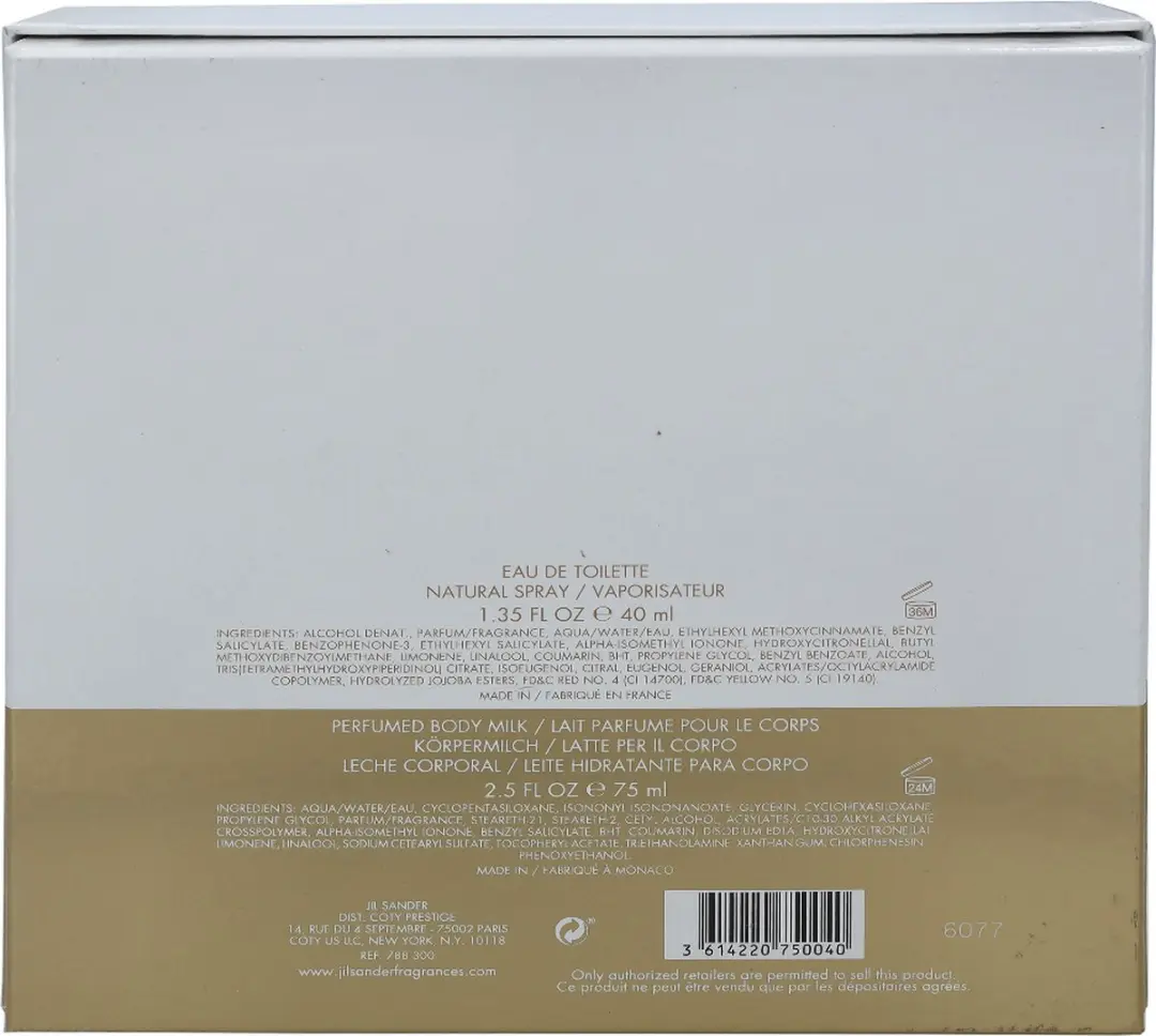Jil Sander Simply Gift Set - Bloemige Kruidige Geur 40ml - afbeelding 6 van 6