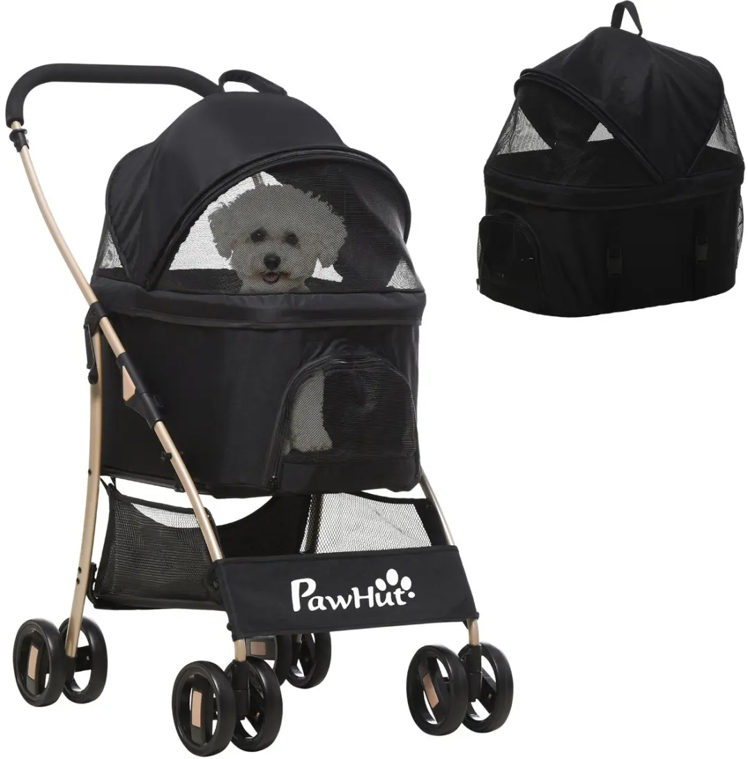 Pawhut Hondenbuggy 2-in-1