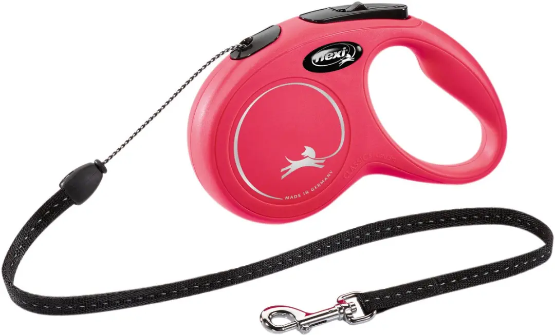 Flexi New Classic Koord Hondenriem - Rood - 5m