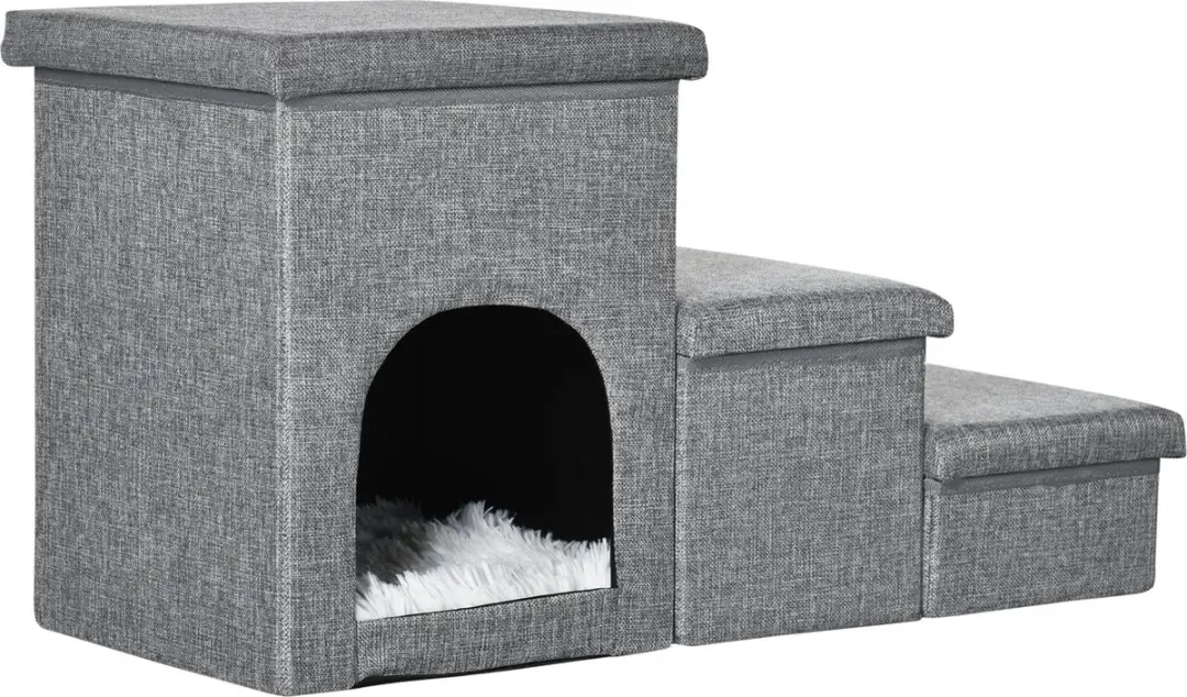 Pawhut Hundetreppe 3-Stufig