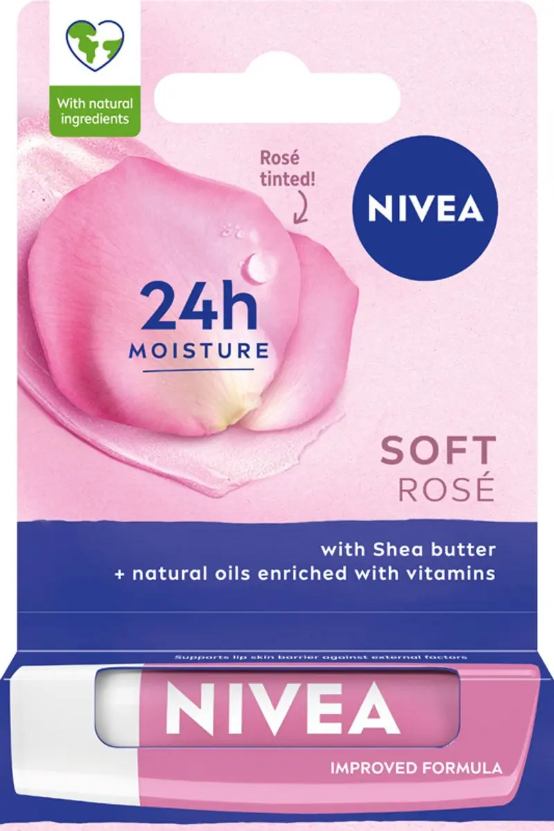 NIVEA Soft Lippenbalsem Roze