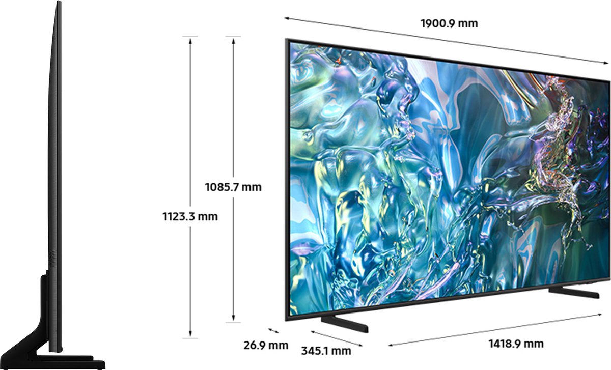 Samsung QE85Q60D - 85 inch - 4K QLED - 2024 - Buitenlands model