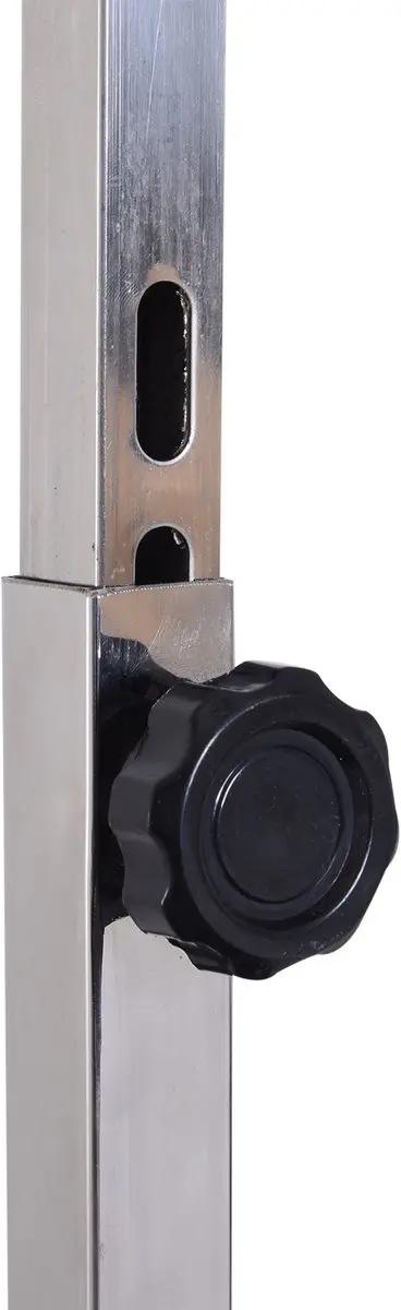 Pawhut Trimmertafel Rubber - 91,5x61,5x76cm - Zwart