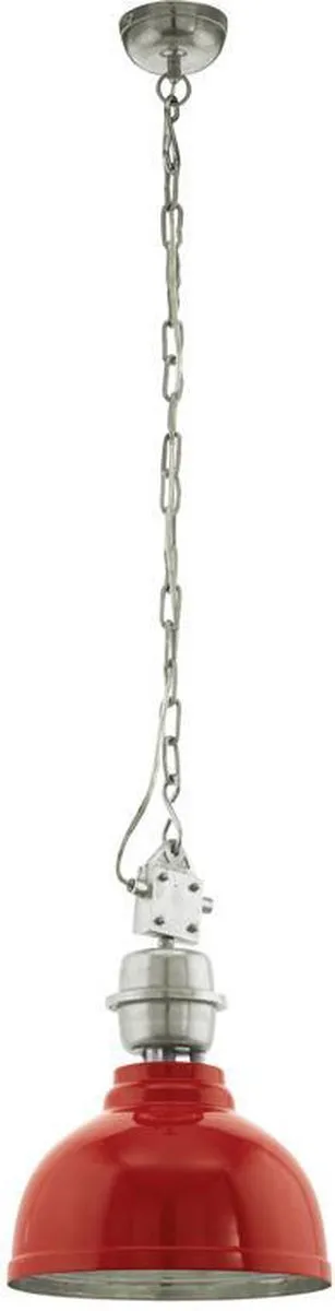 Eglo Vintage Grantham Hanglamp - 1 Lichtpunt - Ø355mm - Rood