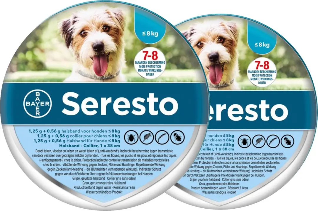 Seresto Teken- en Vlooienband Small - 2 Stuks