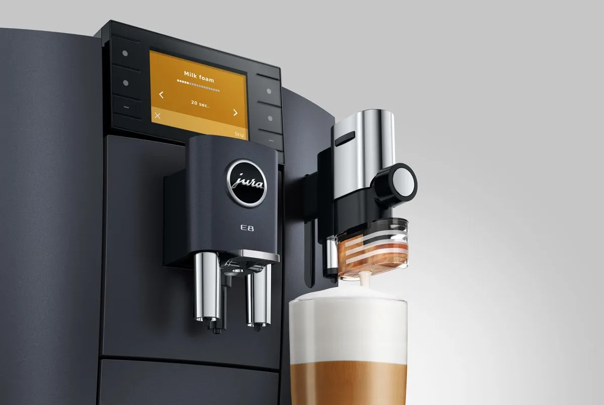 Jura E8 Cosmic Black Volautomatische Espressomachine - 27 Programma's - afbeelding 6 van 6