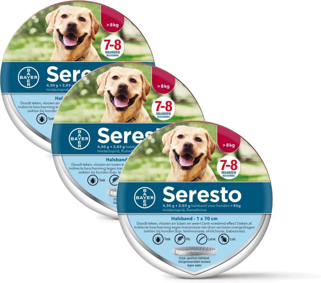 Seresto Teken- en Vlooienband Large