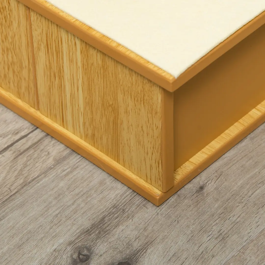 Pawhut Huisdiertrap MDF - 40x59x54cm Natuurhout