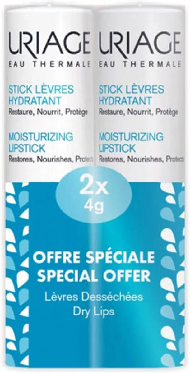 Uriage Stick Hydraterend 8g - 2 Stuks
