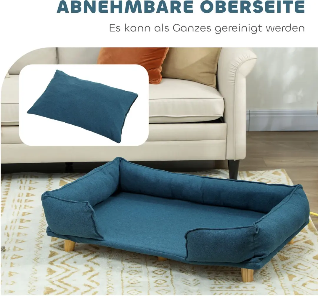 Pawhut Hundensofa D04-261V00 - Blauw