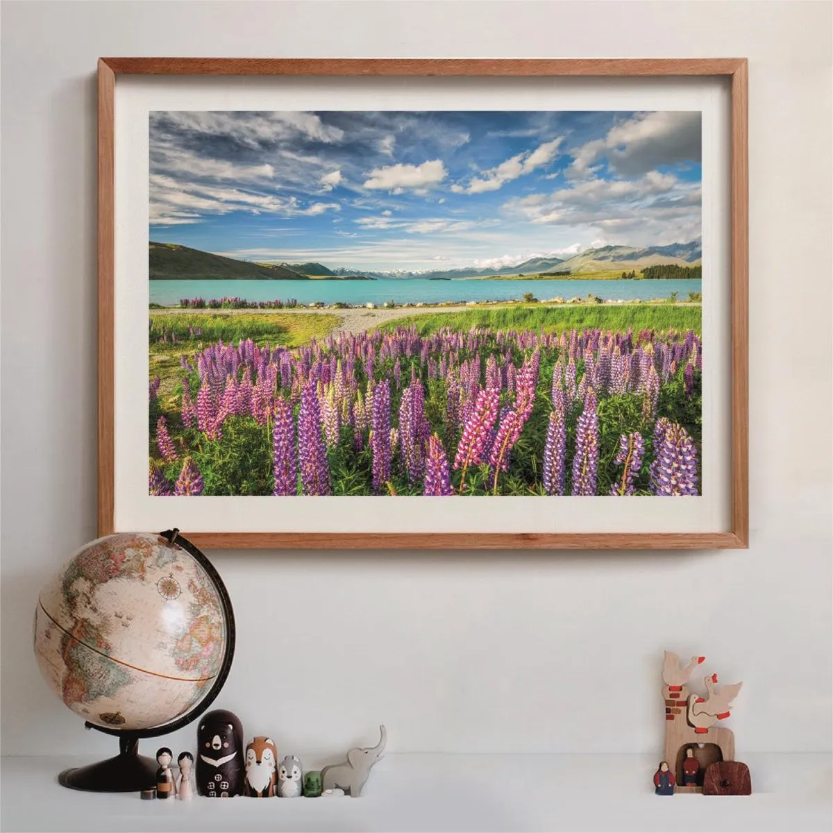 Clementoni Lupines aan Lake Tekapo Puzzel 1500 Stuks - Multikleur