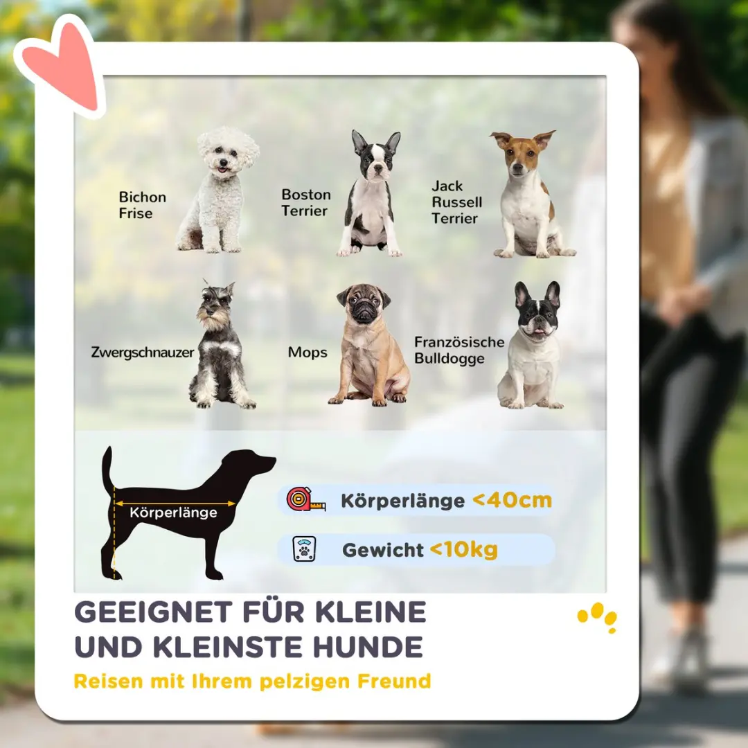 Pawhut Hundewagen - 80L x 48,5B x 106H cm - Khaki