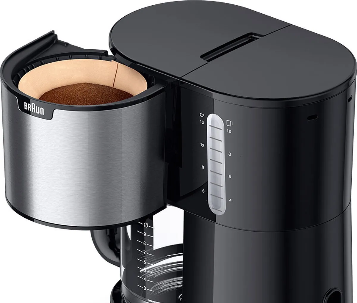 Braun PurShine KF1500BK Filterkoffiezetapparaat 10 Kopjes - 1,25L - Zwart