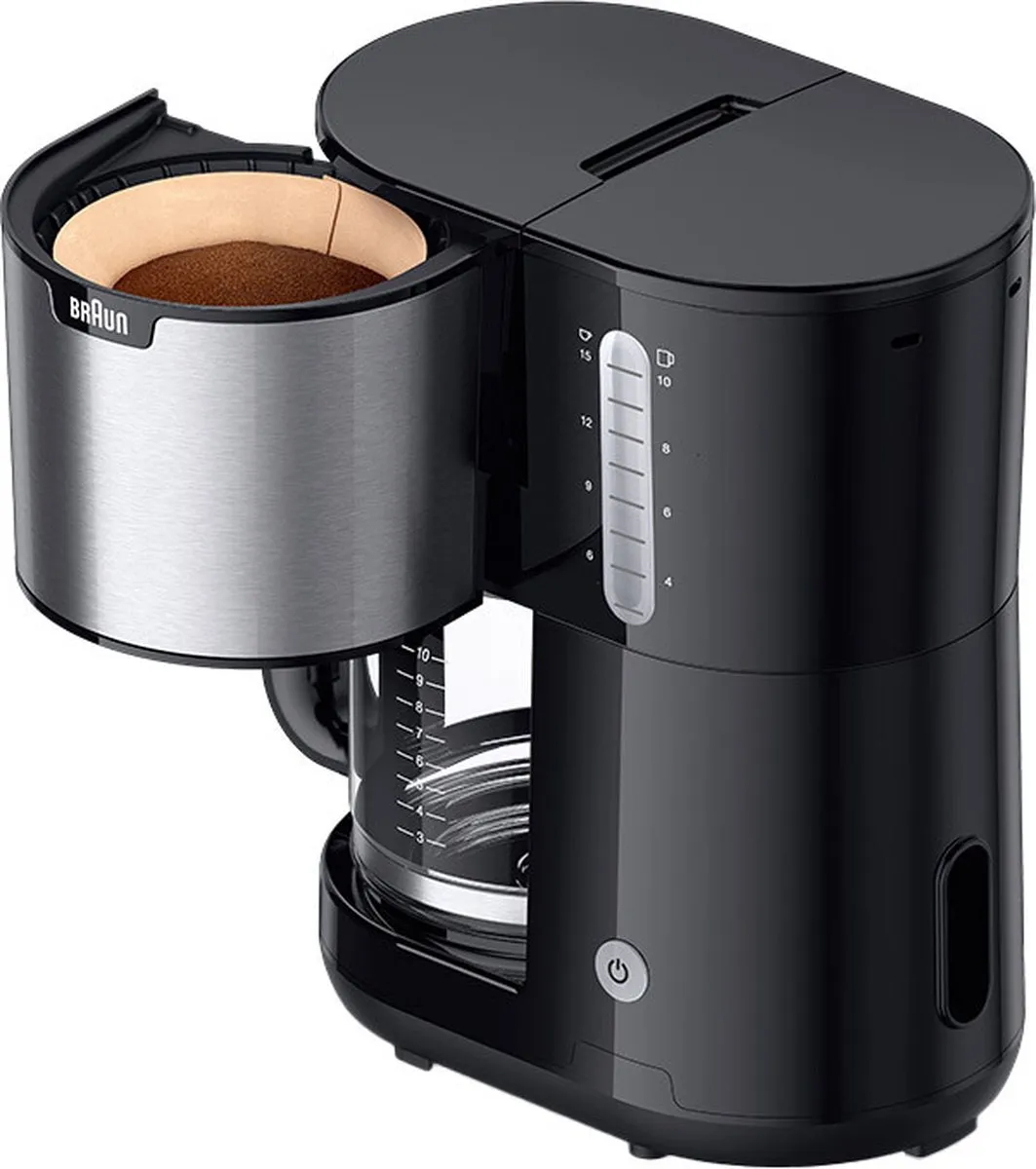 Braun PurShine KF1500BK Filterkoffiezetapparaat 10 Kopjes - 1,25L - Zwart