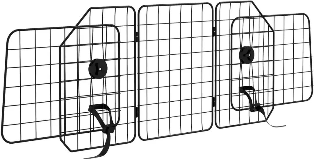 Pawhut Auto Hundegitter 93-150cm x 42cm