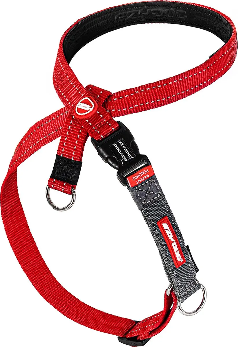 Ezydog Crosscheck Harnas - M - Rood