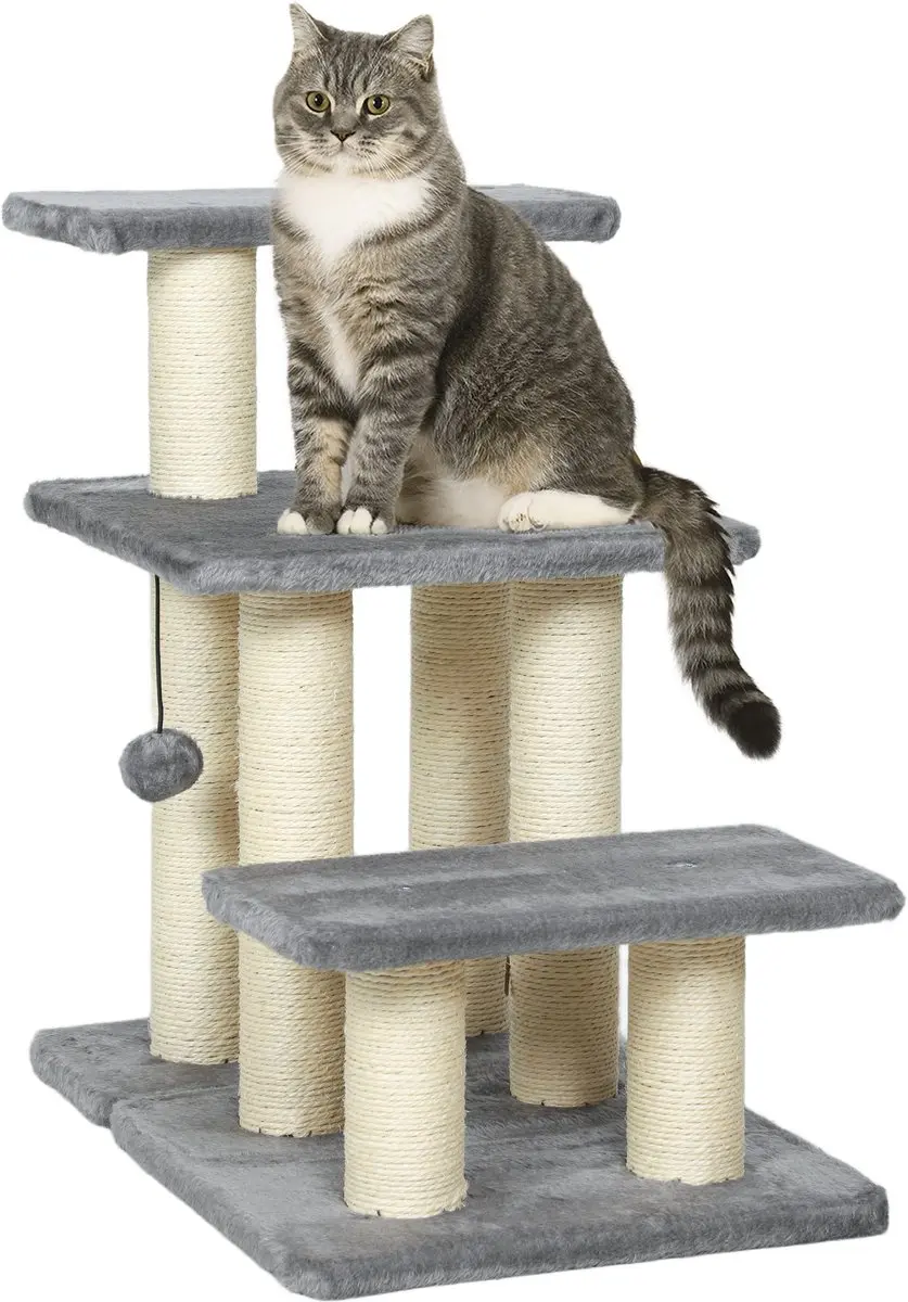 Pawhut Huisdiertrap 52x34,5x54cm