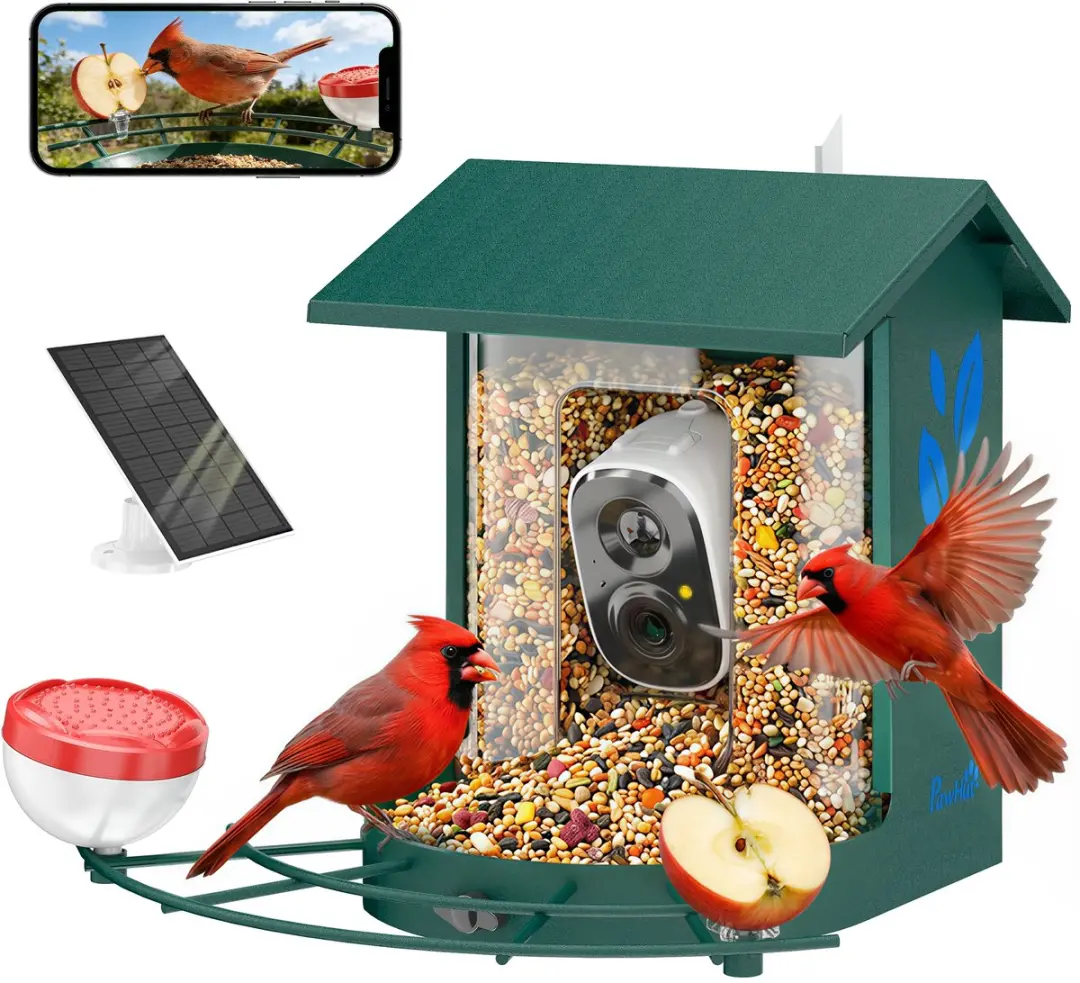 Pawhut Vogelvoederhuisje met Camera