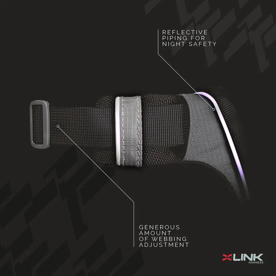 Ezydog X Link Hondenharnas L - Rood