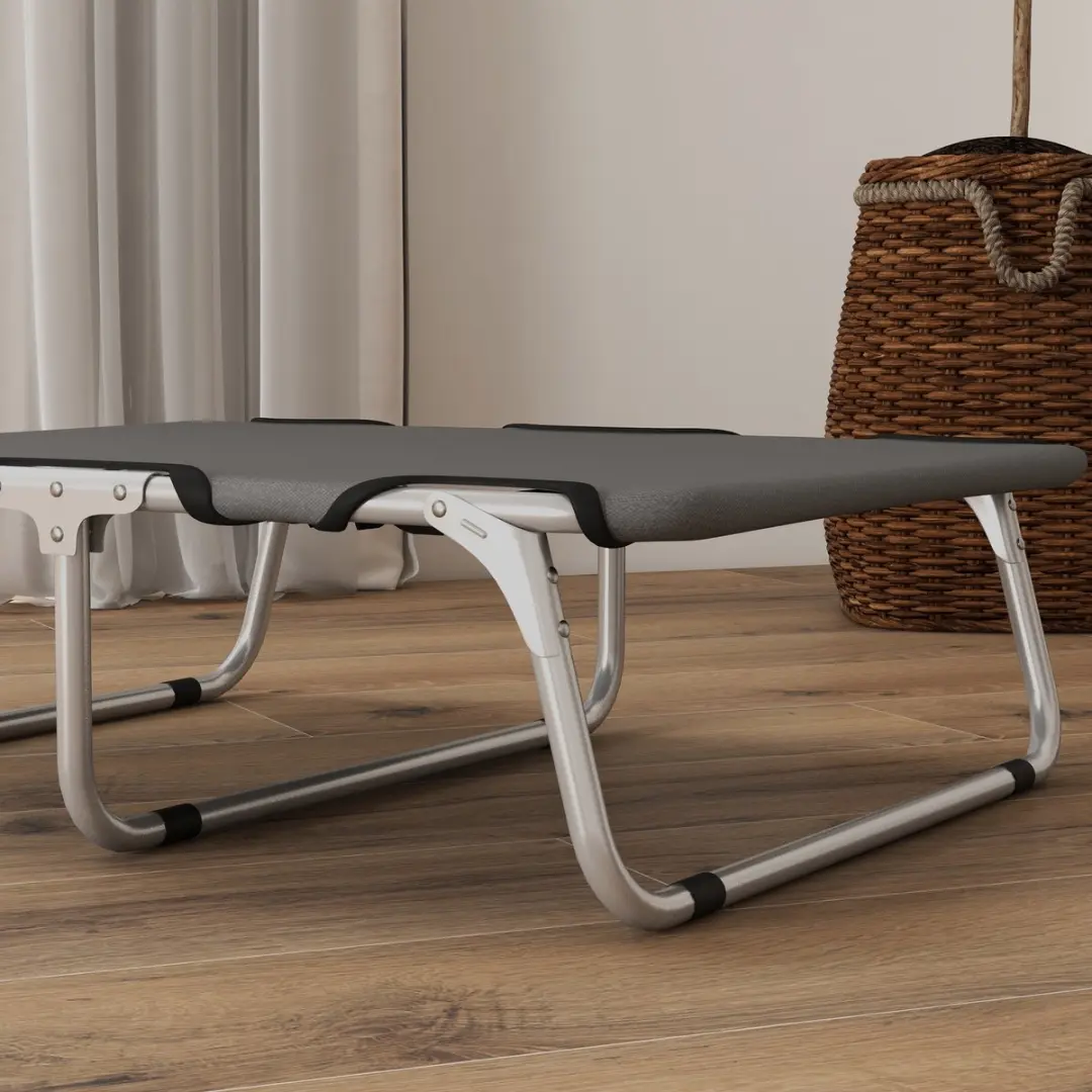 Pawhut Verhoogd Hondenbed Outdoor - 71x58x20cm - Grijs