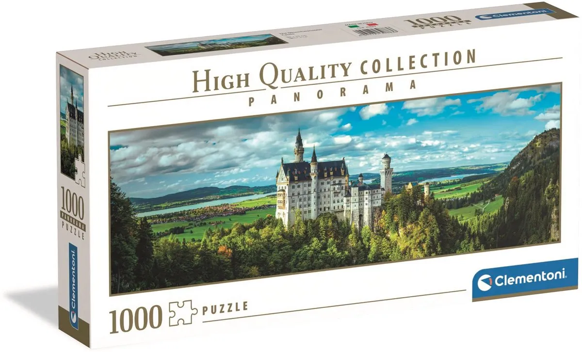 Clementoni Neuschwanstein Kasteel Puzzel 1000 Stuks - Multikleur
