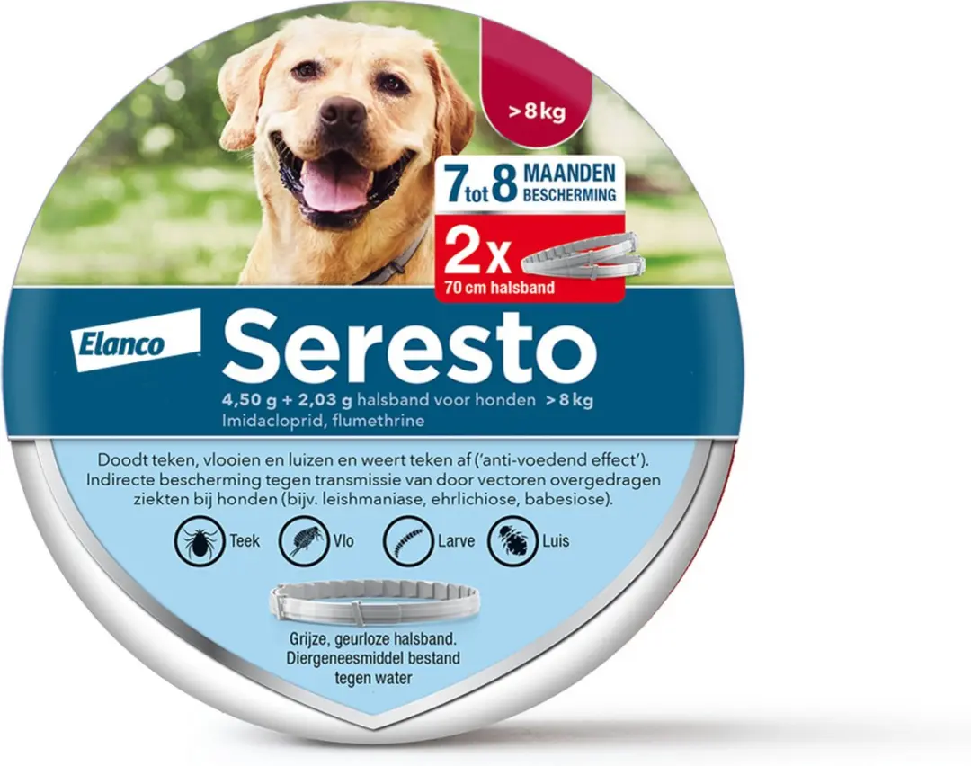 Seresto Teken- en Vlooienband Large